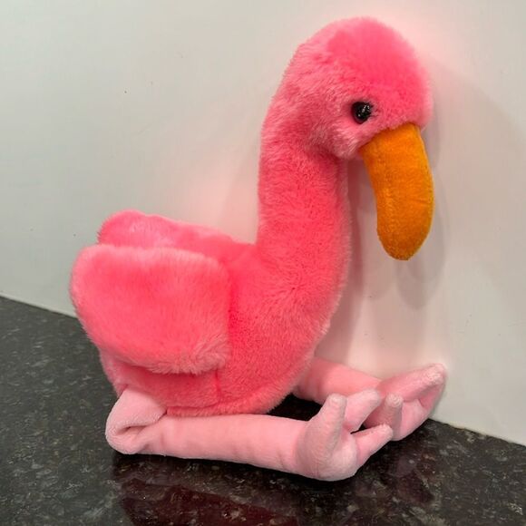Retired Original TY Beanie Baby 1995 Pinky the Flamingo Style 4072 Buddies Vtg. - Picture 1 of 5